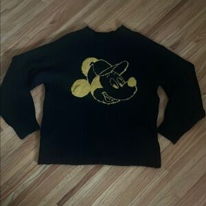 Disney Black Sweater with Yellow Design